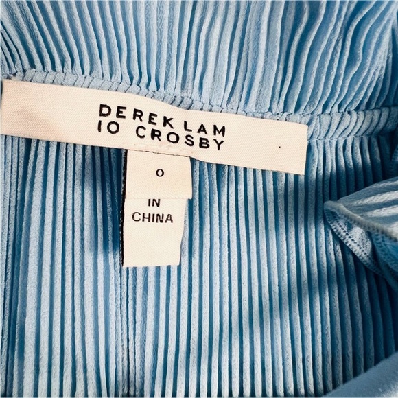 DEREK LAM 10 CROSBY Pleated Blouse - Picture 5 of 5
